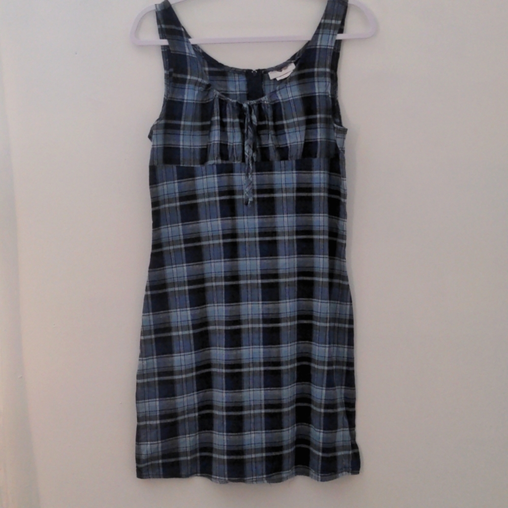 Vintage plaid mini dress